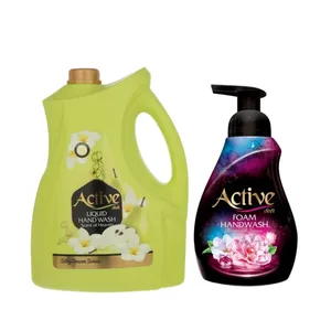 مایع دستشویی اکتیو مدل scent of heaven وزن 3750 گرم به همراه فوم دستشویی اکتیو مدل flower وزن 500 گرم