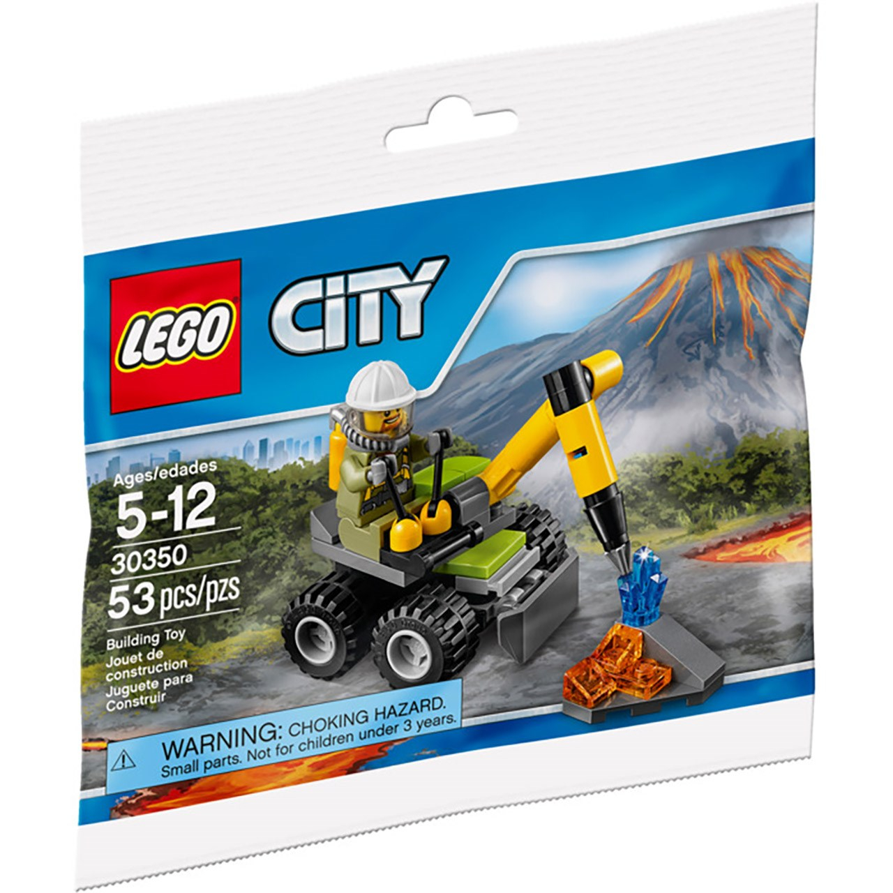 لگو سری City مدل Volcano Jackhammer 30350