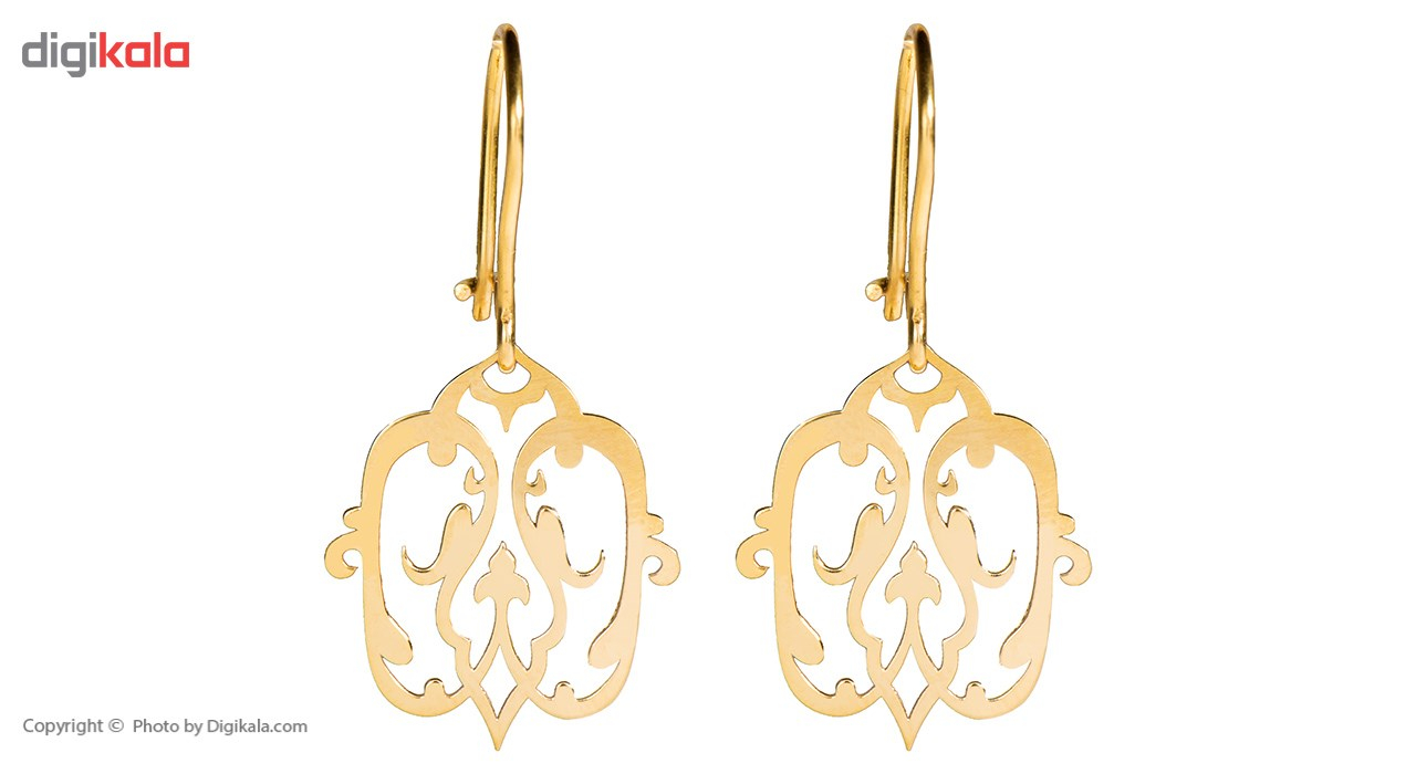 گوشواره طلا 18 عیار پندار گلد مدل GM43