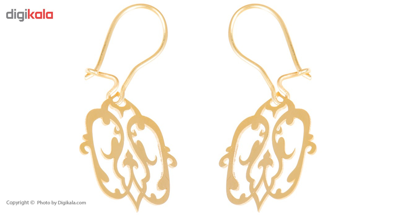 گوشواره طلا 18 عیار پندار گلد مدل GM43