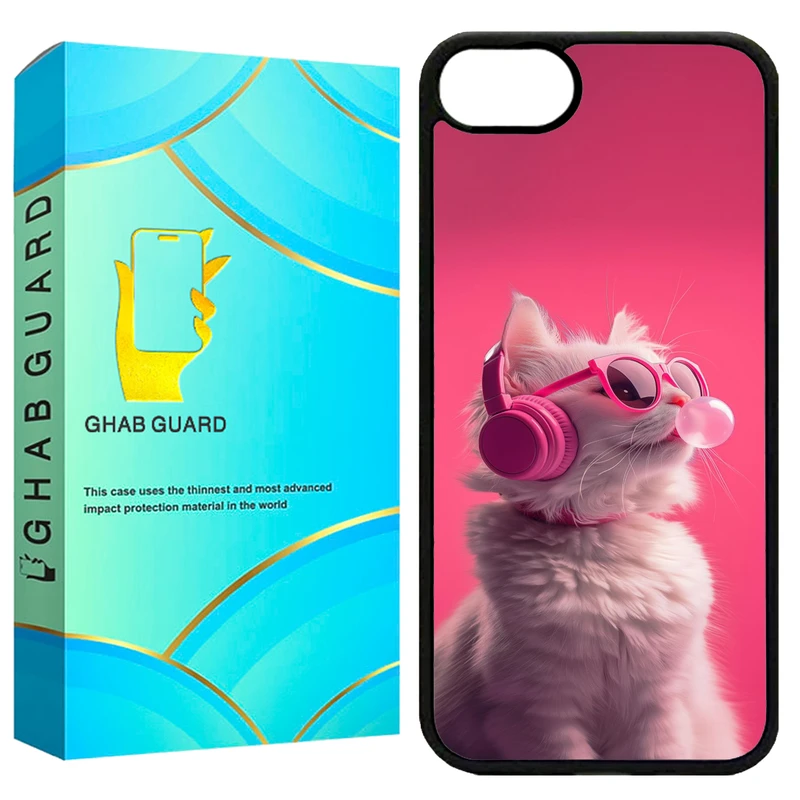 کاور قاب گارد طرح گربه مدل G16E مناسب برای گوشی موبایل اپل iPhone 16e