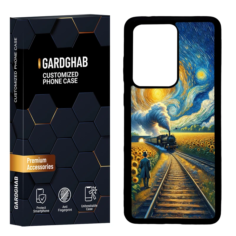 کاور گارد قاب مدل پشت گلس هنری مناسب برای گوشی موبایل سامسونگ  Galaxy S20 Ultra