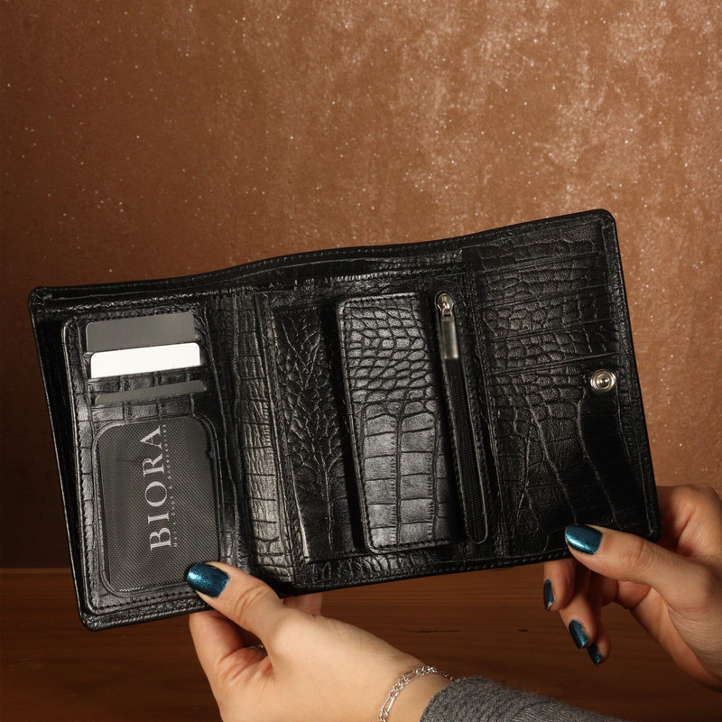 کیف پول زنانه بیورا مدل کروکودیلی کد kz04