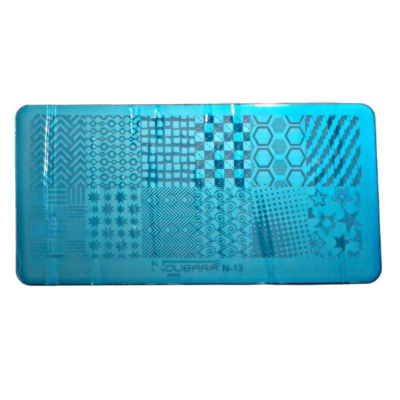 شابلون طراحی ناخن نوباراکس مدل N-13