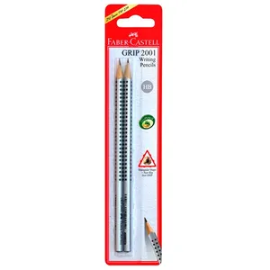 Faber-Castell Grip 2001 Black Pencil - Pack Of 2
