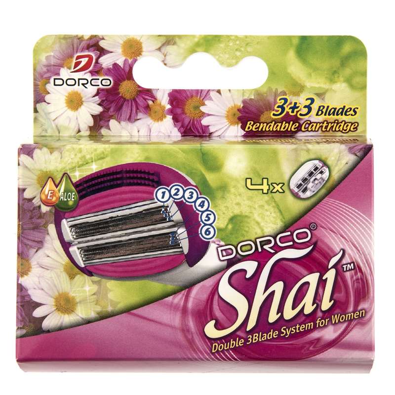 تیغ یدک دورکو مدل Shai 6 بسته 4 عددی تیغ یدک دورکو مدل Shai 6 بسته 4 عددی