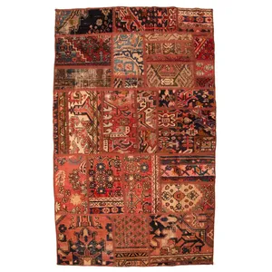 کلاژ فرش دو متری راگچری کد YZ952