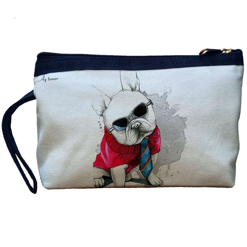 کیف لوازم آرایش زنانه آی تمر مدل سگ کد 329