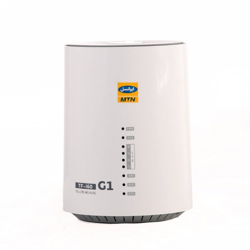مودم 4G/TD-LTE ایرانسل مدل TF-i60 S1 به همراه سیمکارت و 1500 گیگابایت اینترنت یکساله