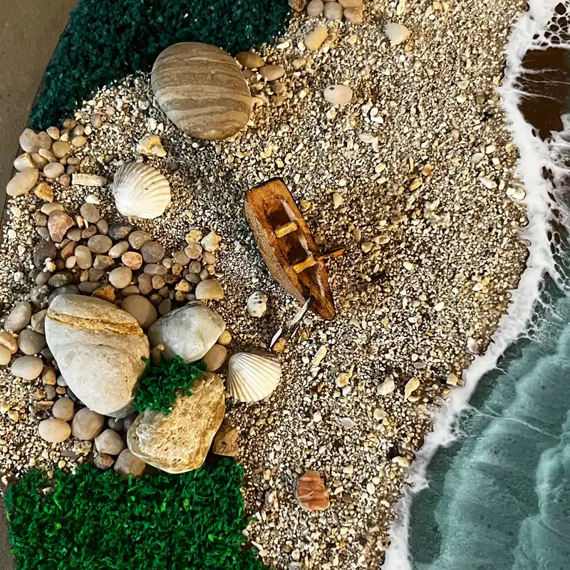 تابلو برجسته مدل دریا 50