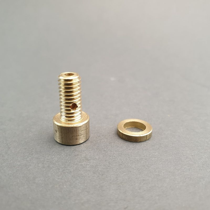 پیچ و مهره هواگیری خودرو قطعه سازان کبیر مدل PICH-405-550 مناسب برای پژو 405 مجموعه 3 عددی