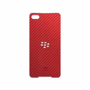 MAHOOT Red-Fiber Cover Sticker for BlackBerry Z30