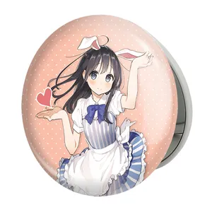 آینه جیبی خندالو طرح انکو انیمه فروشگاه تاماکو مدل تاشو کد 24287 