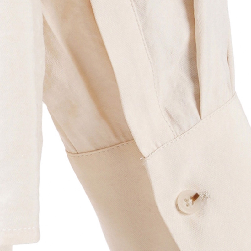 شومیز آستین بلند زنانه مدل 1040810 رنگ کرم