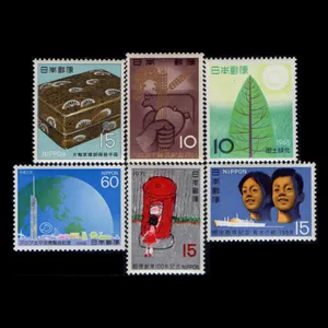 تمبر یادگاری مدل کشور ژاپن مجموعه 6 عددی