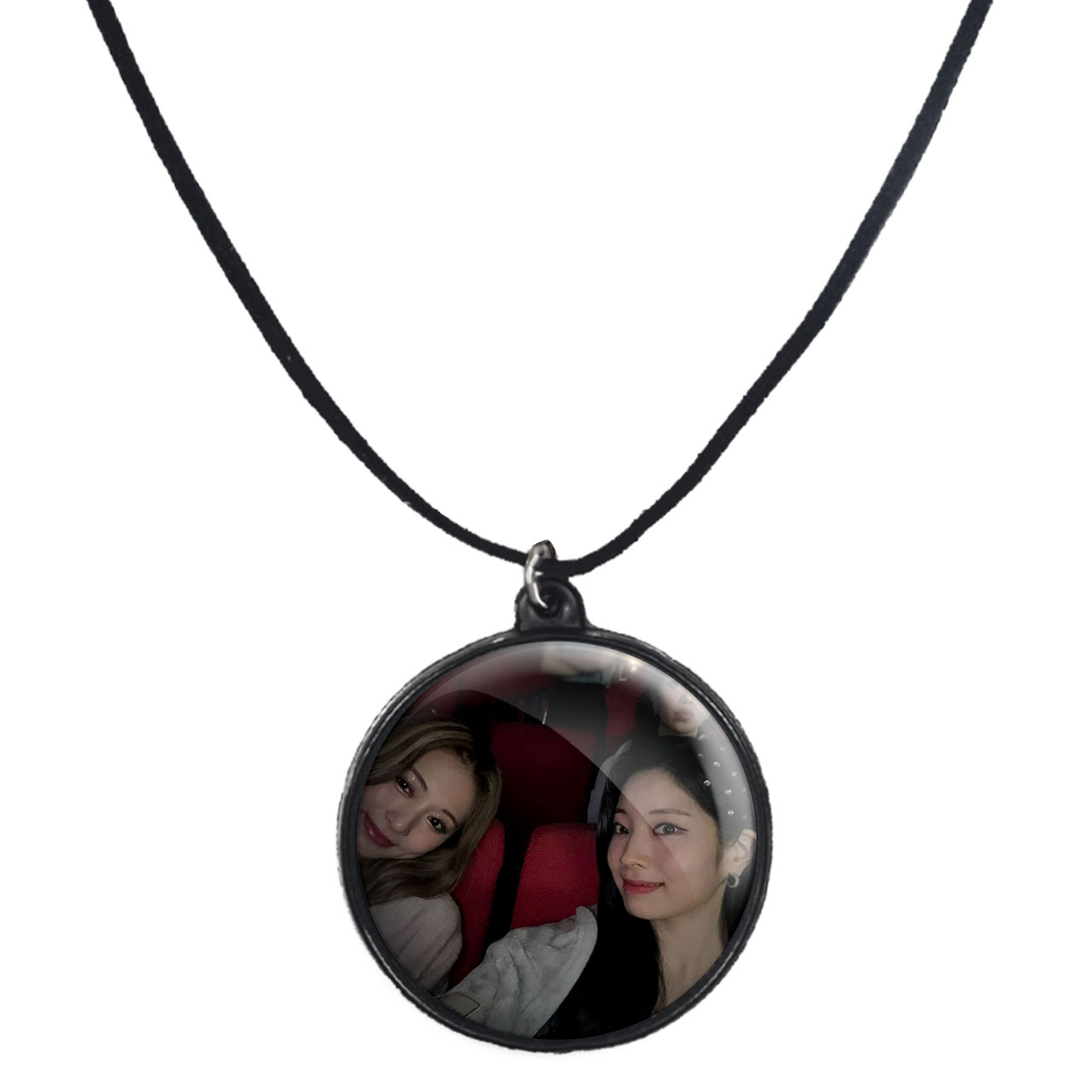 گردنبند پرمانه طرح تو ایس کد pmb.19702 مدل دو طرفه