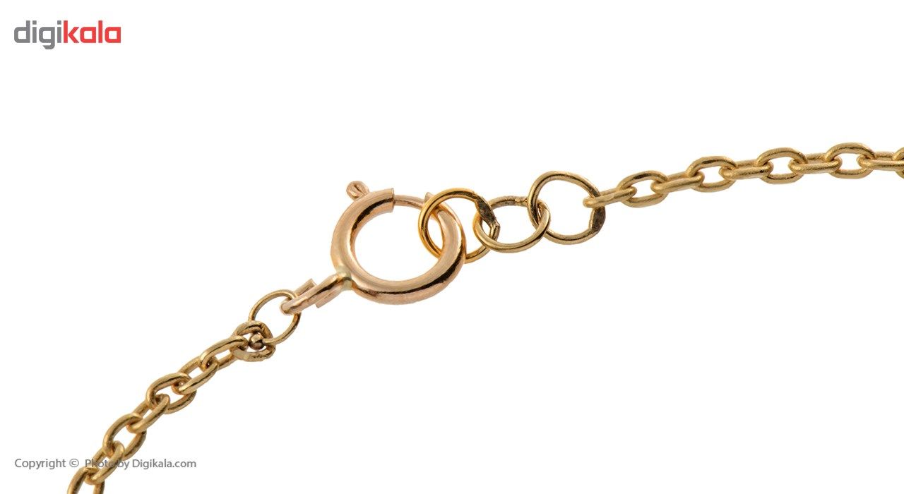 دستبند طلا 18 عیار زنانه ماهک مدل MB0179 -  - 3