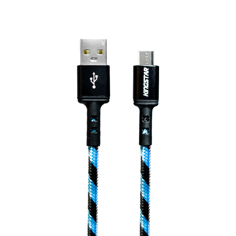 کابل تبدیل USB به microUSB کینگ استار مدل K120A طول 1.1 متر