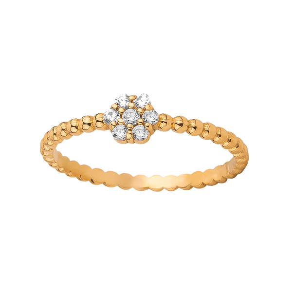 انگشتر طلا 18 عیار زنانه کیا گالری مدل AR606