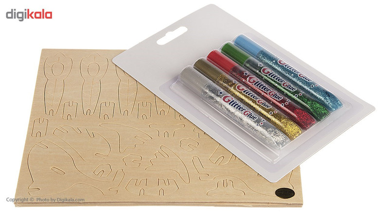 بسته مدل سازی آموس سری Puzzle and Glitter مدل Peacock