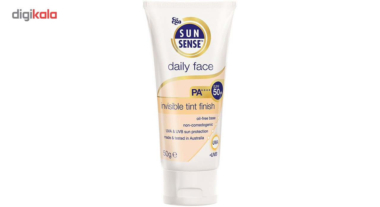 کرم ضد آفتاب سان سنس مدل Daily Face SPF50plus مقدار 50 گرم