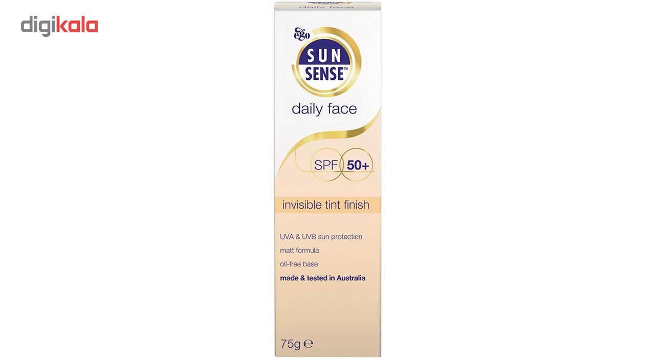 کرم ضد آفتاب سان سنس مدل Daily Face SPF50 plus وزن 50 گرم -  - 3