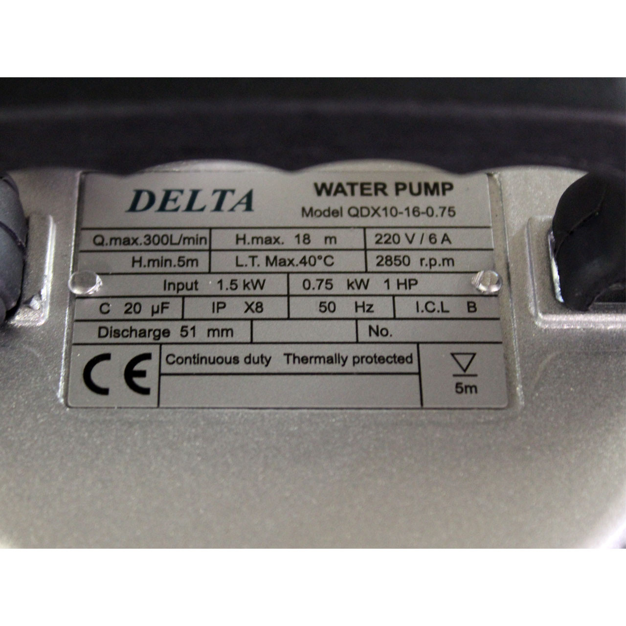 پمپ کف کش دلتا مدل QDX 10-16-0.75