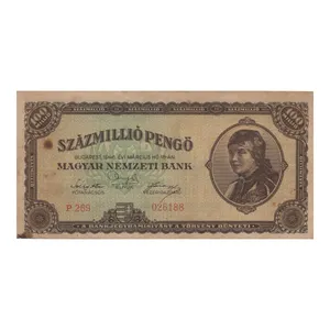 اسکناس تزئینی طرح کشور مجارستان مدل 100 پنگو