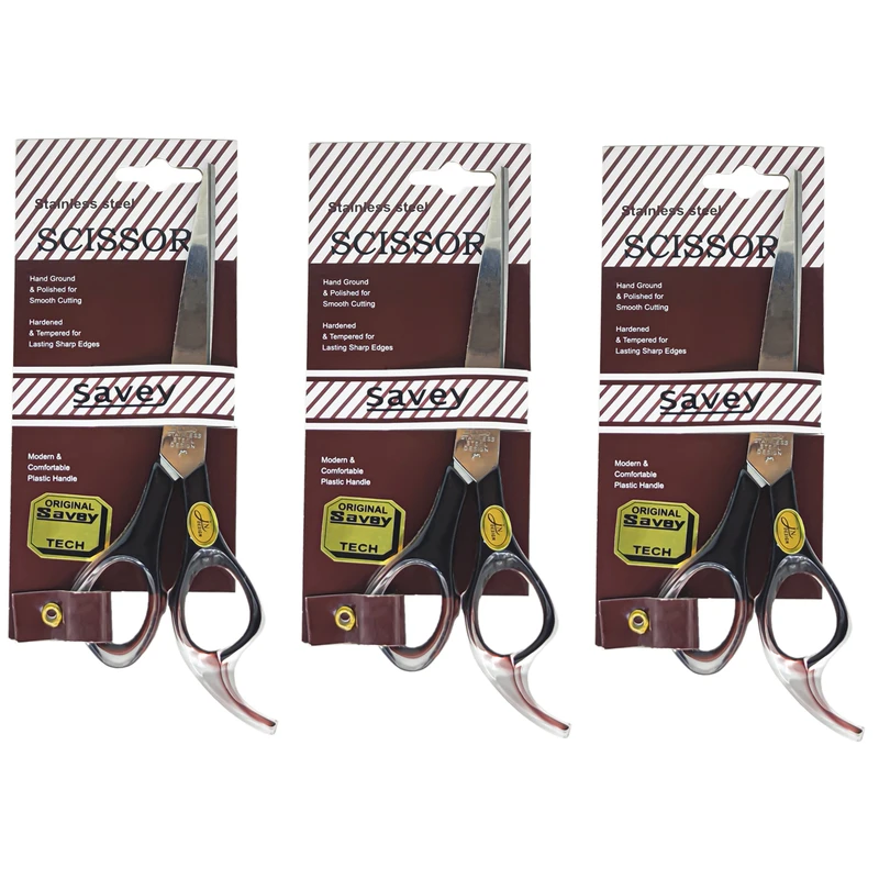 قیچی آرایشگاهی ساووی مدل S-180 مجموعه 3 عددی