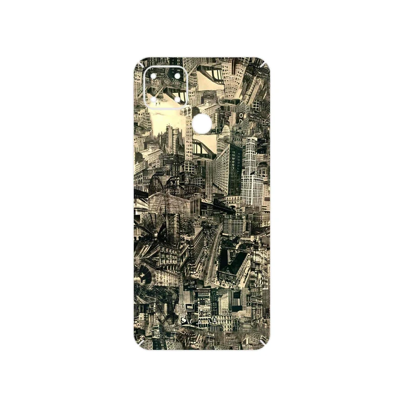 برچسب پوششی ماهوت مدل Collage of Skyscraper مناسب برای گوشی موبایل ریلمی C25s