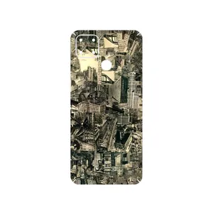 MAHOOT Collage of Skyscraper Cover Sticker for Realme C25s