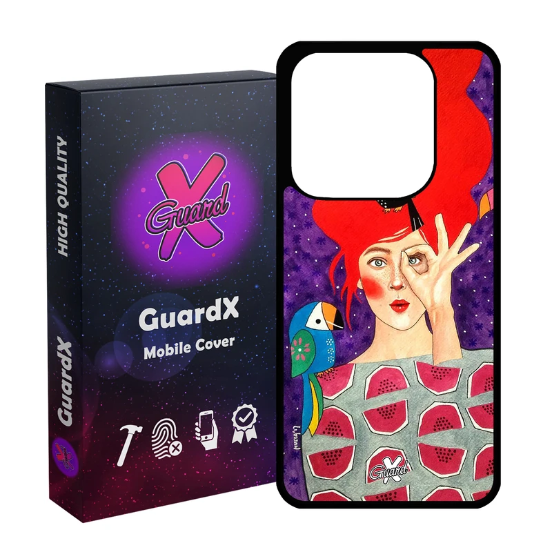 کاور گارد ایکس طرح Girl مدل 10153 مناسب برای گوشی موبایل شیائومی Redmi Note 14 4G