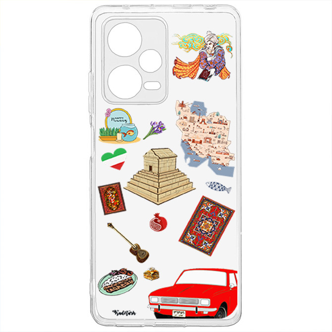 کاور طرح Iran مناسب برای گوشی موبایل شیائومی Redmi Note 12 Pro Plus