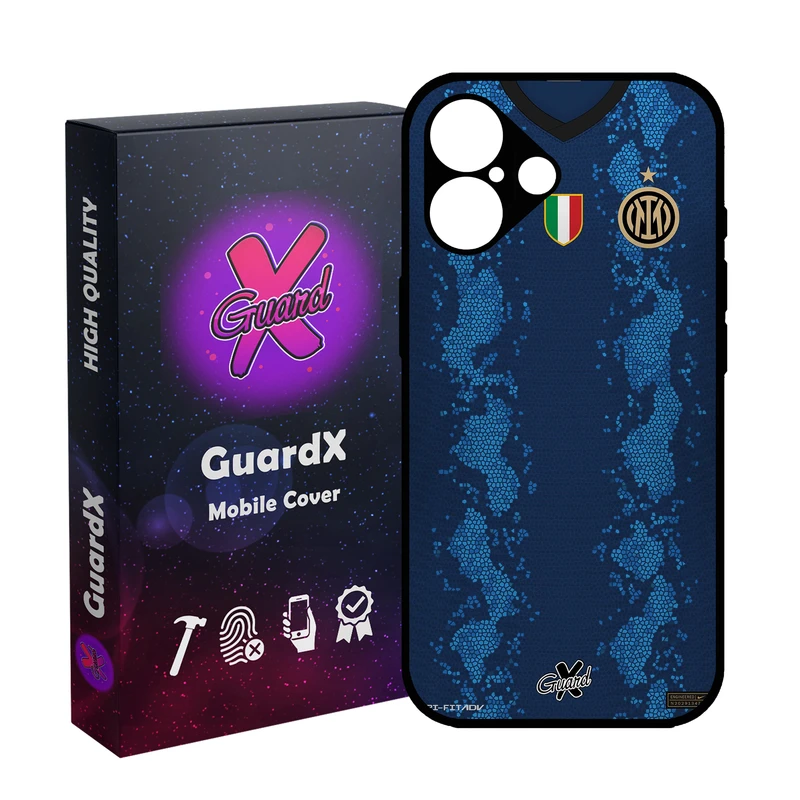 کاور گارد ایکس طرح Inter Milan مدل 10400 مناسب برای گوشی موبایل اپل iPhone 16