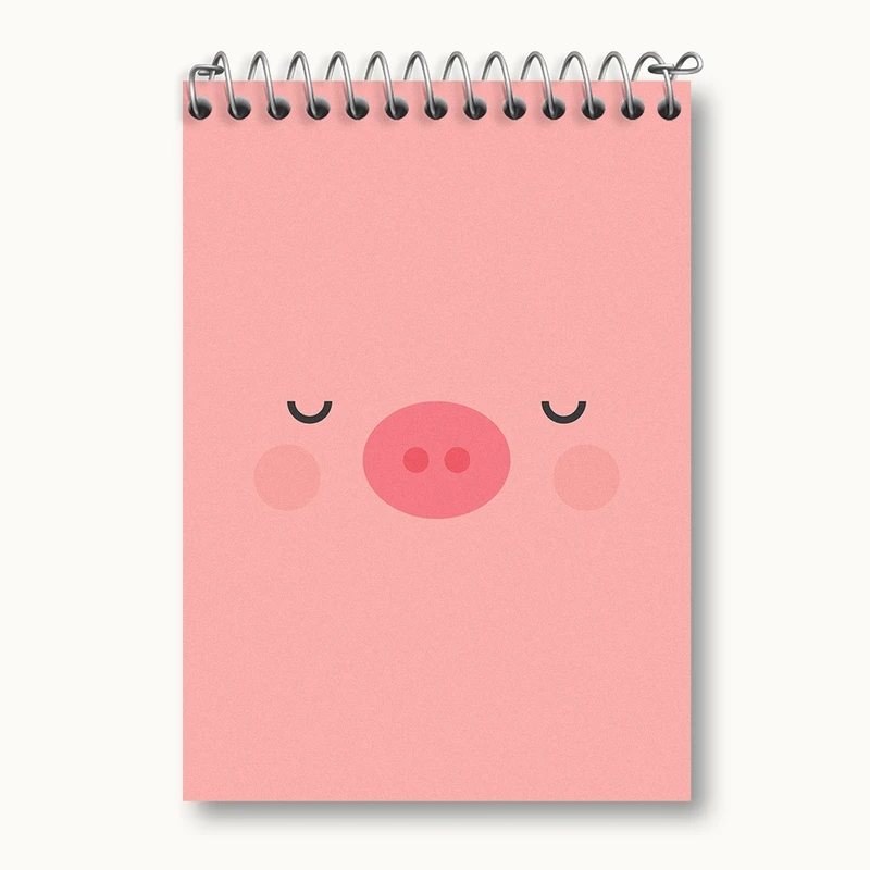 دفتر یادداشت 50 برگ خندالو مدل خوک کیوت کد N1522