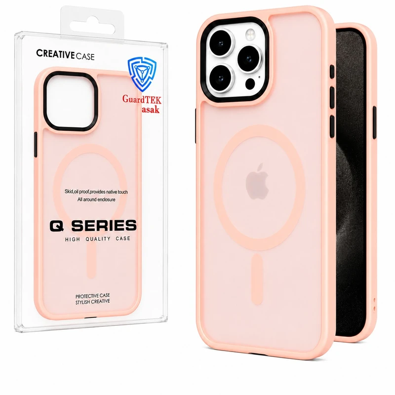 کاور گاردتک اساک مدل QMag مناسب برای گوشی موبایل اپل iPhone 16 Pro