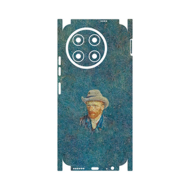 برچسب پوششی ماهوت مدل Self portrait with a gray felt hat-FullSkin مناسب برای گوشی موبایل تکنو Spark 30 Pro