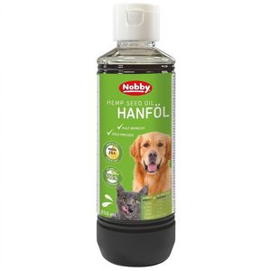روغن شاهدانه سگ و گربه نوبی مدل Hemp Seed Oil حجم 250 میلی لیتر