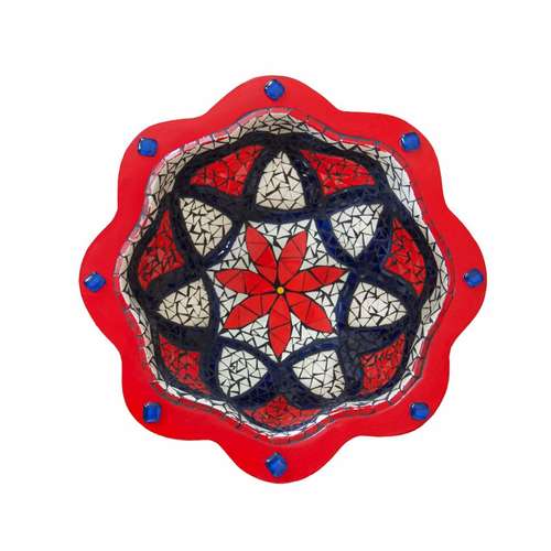 ظرف ماهی سفالی مدل یلدا