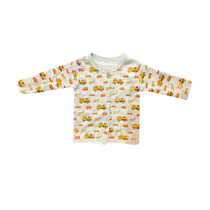 ست 3 تکه لباس نوزادی مدل آتش نشان fire man کد 140