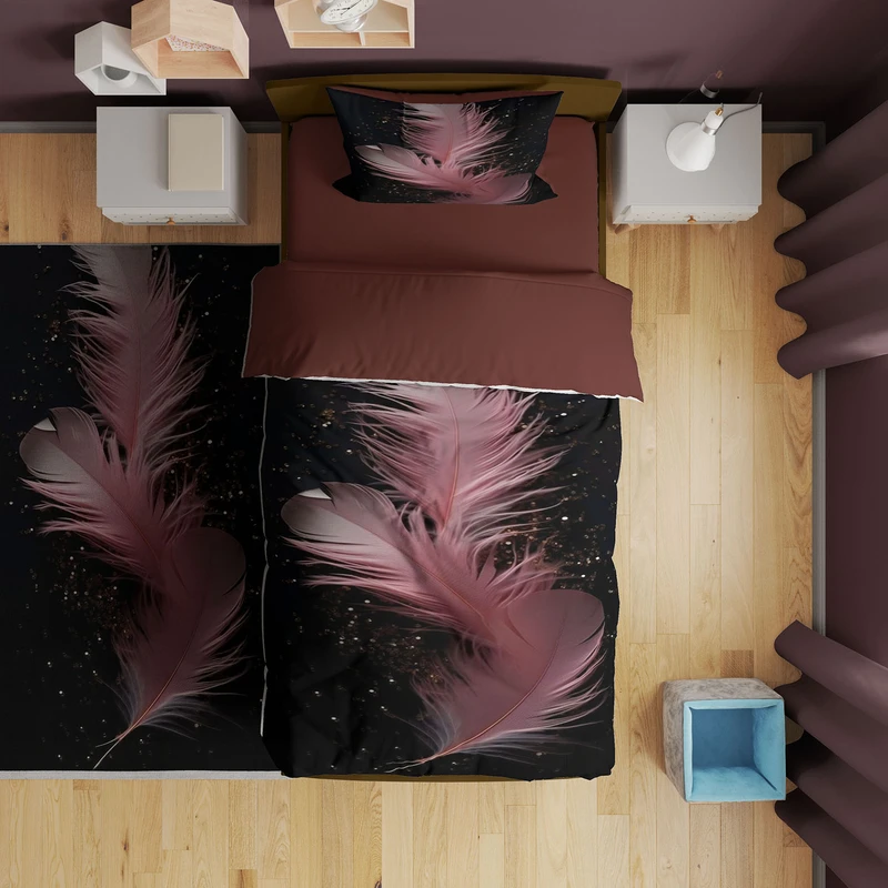  سرویس خواب 1 نفره 4 تکه مدل A052 میکروچاپ دیجیتال 