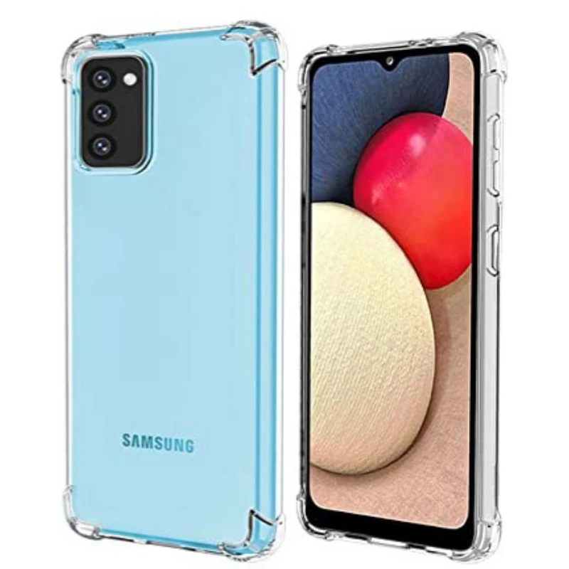 کاور مدل ژله ای کپسول دار مناسب برای گوشی موبایل سامسونگ Galaxy A02s M02s