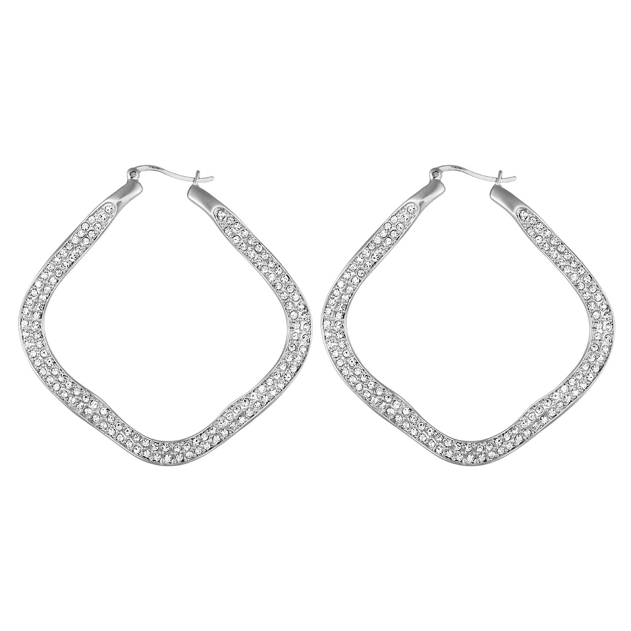گوشواره الیور وبر مدل Cloud Rhod Crystal 22264