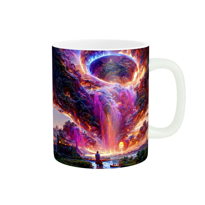 ماگ طرح زیبای کهکشان ها کد 1089 