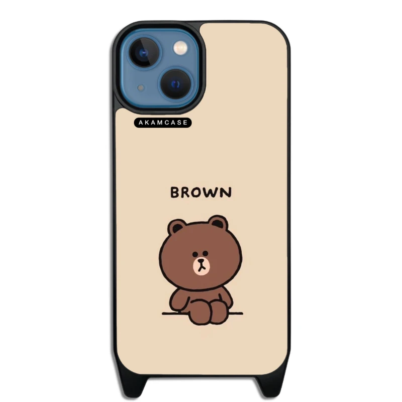 کاور آکام مدل AMCWLA14-BROWN12 مناسب برای گوشی موبایل اپل iPhone 14