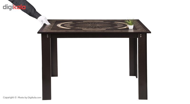 میز ناهار خوری صنایع چوب قائم کد K203 سایز 75 × 115