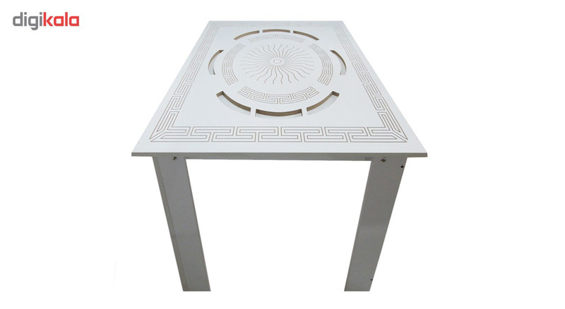 میز ناهار خوری صنایع چوب قائم کد K203 سایز 75 × 115