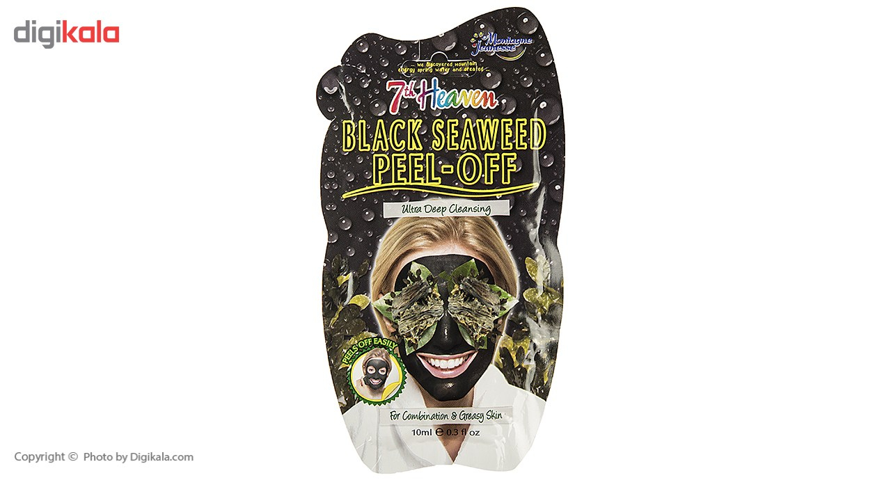 ماسک صورت مونته ژنه سری 7th Heaven مدل Black Seawees حجم 10 میلی لیتر
