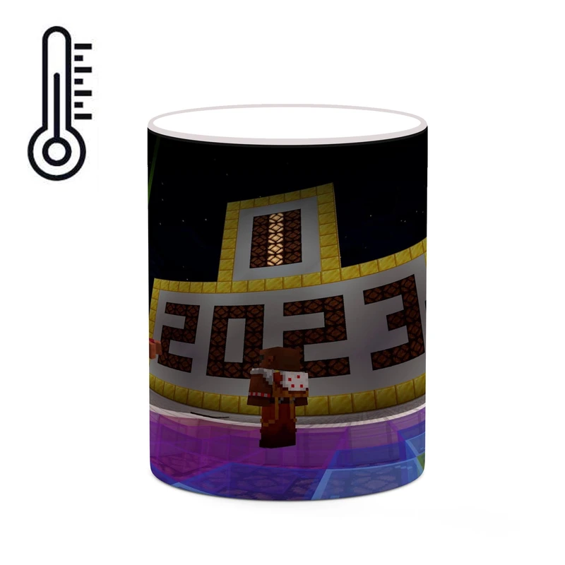 ماگ حرارتی کاکتی طرح ماینکرافت minecraft مدل mgh41349
