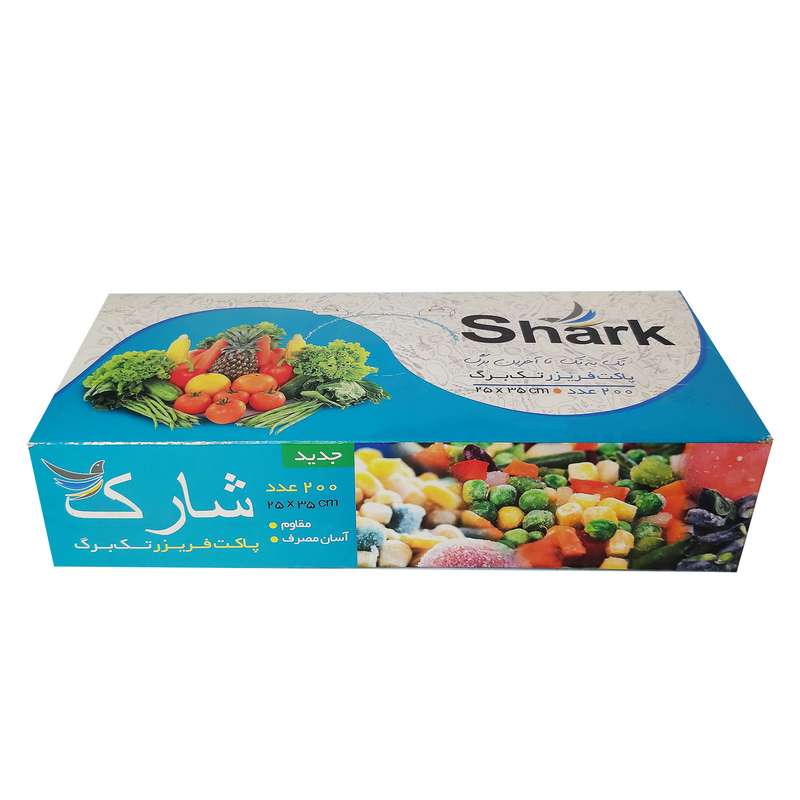 کیسه فریزر شارک مدل N200 بسته 200 عددی